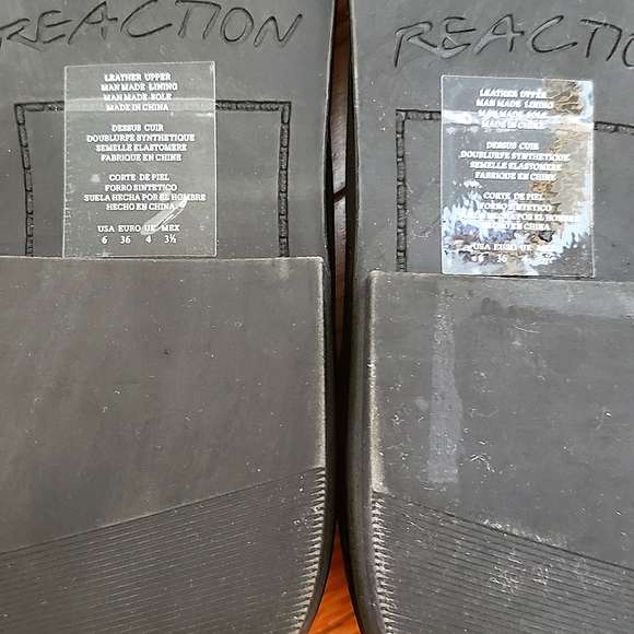 NEW Kenneth Cole Reaction Nubuck loafers in Black, US 6 - Picture 8 of 9